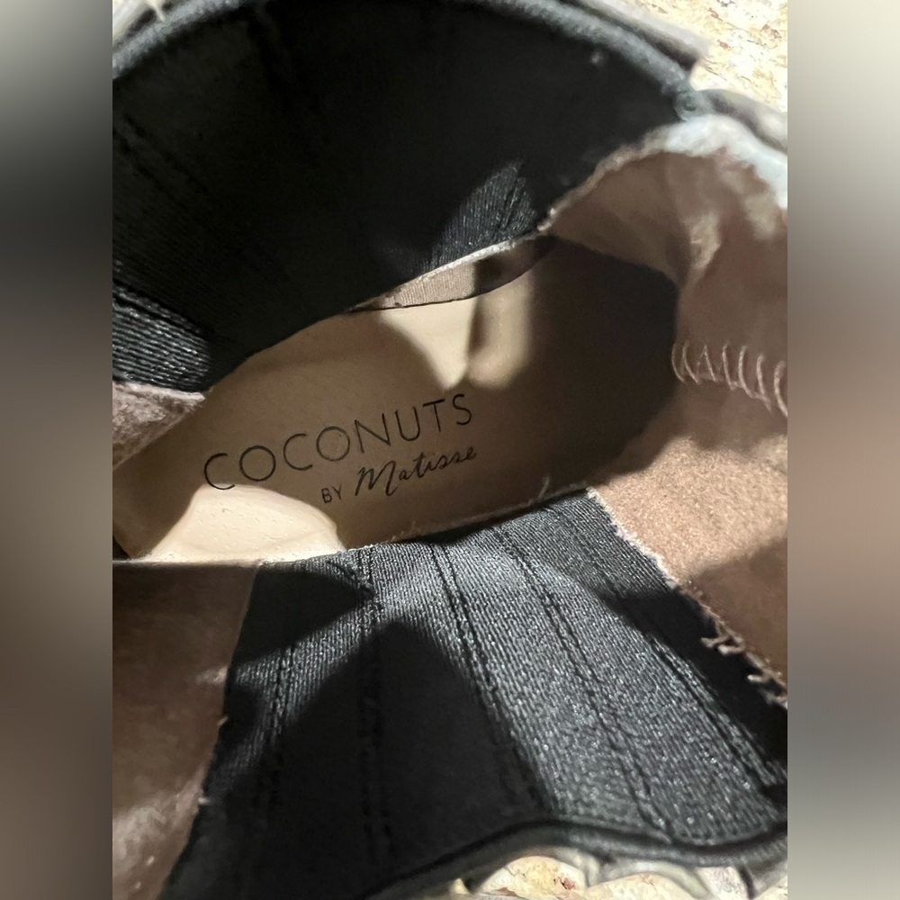 Coconuts by Matisse Black Ankle Boots with Silver Accents - Picture 7 of 13